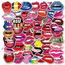 Autocollants lèvres 50 pcs 1