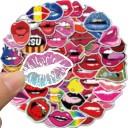 Autocollants lèvres 50 pcs 3