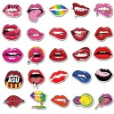 Autocollants lèvres 50 pcs 6