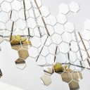 Autocollants miroir pour mur 12 pcs 1