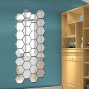 Autocollants miroir pour mur 12 pcs 2