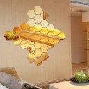 Autocollants miroir pour mur 12 pcs 6
