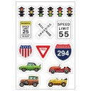 Autocollants moyens de transport 3