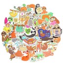 Autocollants paresseux 50 pcs 1