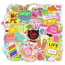 Autocollants pour filles 50 pcs E250 2