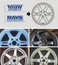Autocollants pour jantes 4 pièces 1