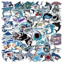 Autocollants requin 50/100 pcs 5