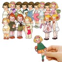 Autocollants rétro 15 pcs 2