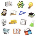 Autocollants scientifiques 50 pcs 3