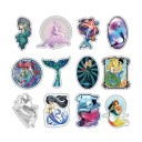 Autocollants sirène 50 pcs 2