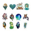 Autocollants sirène 50 pcs 4
