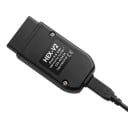 Autodiagnostik USB OBD V26.9 til VW Audi Škoda og Seat 1996 til 2023 med chip STM32F429 og K- og CAN-bus sort med engelsk software 1