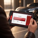 Autodiagnostika ThinkScan Max 2 s 6-palcovým displejom 28 servisnými resetmi a Bluetooth VCI čierno-červená pre diagnostiku všetkých systémov 4
