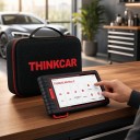 Autodiagnostika ThinkScan Max 2 s 6-palcovým displejom 28 servisnými resetmi a Bluetooth VCI čierno-červená pre diagnostiku všetkých systémov 5