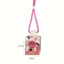 Autoilmanraikastin, ripustettava aromaterapeuttinen, eteerisiä öljyjä sisältävä 8 ml mini pullo 4,7 × 3,9 cm auton sisätiloihin 6