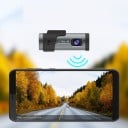 Autokamera Full HD 1080p Aufzeichnungsautokamera mit WiFi und G-Sensor Drehbares Objektiv 360° Micro SD bis zu 128 GB Für die Windschutzscheibe 4