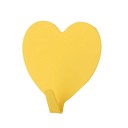 Αυτοκόλλητος τοίχου γάντζος σε σχήμα καρδιάς 4x4 εκ. από αλουμινένιο κράμα για κρέμασμα πετσετών και αξεσουάρ στο μπάνιο 6