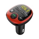 Autolader met FM zender en Bluetooth 5.0 Handsfree Twee USB-poorten Vermogen 15 W Stroom 3,1 A Micro SD-kaartsleuf Ondersteuning voor MP3 1