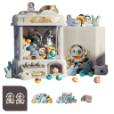 Automat na plyšáčky 30 x 26 x 19 cm Dětský chytač hraček se světly a mincemi Herní stroj s panenkami a překvapením 2