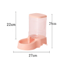 Automatic Cat Feeder 3.8 L High-Capacity Bowl with Food Reservoir Self-Serving Pet Food 6