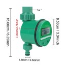 Automatic Irrigation Timer with Adjustable Frequency and Watering Duration ABS Plastic Thread G3/4 Water Saving for Garden and Greenhouse No Batteries 2