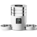 Automatic Pet Feeder 4.5 L with Two Bowls LCD Display Button Control for Dogs and Cats for Dry Food Timer 1
