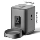 Automatické krmítko 2 l pre psov a mačky s WiFi a kamerou ovládanie aplikáciou 1-10 jedál denne 1-12 porcií pre suché granule 2