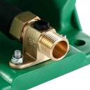 Automatický dávkovač pití pro ovce a kozy s pístovým ventilem 8,5 x 18 cm odolný plast zelená miska pro hospodářský chov 4