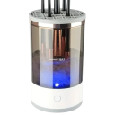 Automatický elektrický čistič štětců 3v1 USB-C čištění sušení držák pro makeup štětce 2