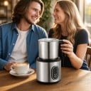 Automatický napenič mlieka DEVISIB 4v1 Teplá i studená pena 500 W Nerezová kanvica 350 ml Vhodná do umývačky Strieborný Na cappuccino a latte 4