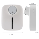 Automatický nástenný penový dávkovač mydla 320 ml LED displej Bezdotykový senzor Dobíjanie cez USB TYP-C Nástenná montáž bez vŕtania 3