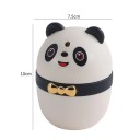 Automatický zásobník na párátka s tlačítkem panda 10 × 7,5 cm plastový černo bílý dávkovač párátek na stůl a do kuchyně 2