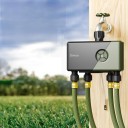 Automatický zavlažovací časovač WiFi s odložením deště a manuálním zavlažováním, 3 zóny, mosazný závit 3/4", černo-zelený, na zahradu 3