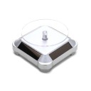 Automatikus forgó állvány 360° 9 x 10 x 10 x 4,2 cm forgó talapzat ékszerekhez, órákhoz, telefonhoz, bemutató állvány, szervező 4
