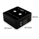 Automatikus permetező teráriumhoz WiFi-vel 84,5 mm ABS és réz fekete 2 fúvókával növények öntözésére és párásítására 4