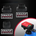 Automatikus üzemanyag-szivattyú automatikus leállítással akkumulátoros benzinhez és dízelhez 3,2 gallon percenként 3 adapterrel piros-fekete 4