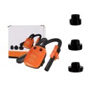 Automatische brandstofpomp op batterijen 3V draagbare pomp 9 l/min met slang en adapters voor het overpompen van benzine en vloeistoffen uit tanks 1