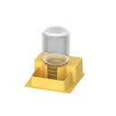 Automatische drinkbak voor reptielen 7,3 x 7,3 x 7,8 cm Herbruikbare container Creatieve drinkstation voor gekko's, schildpadden, slangen en anderen 10