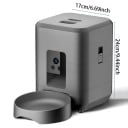 Automatische voerdispenser 2 l voor honden en katten met WiFi en camera bediening via app 1-10 maaltijden per dag 1-12 porties voor droogvoer 2