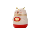Automatischer Zahnstocher-Spender chinesische Katze mit Aufschrift 100,9 mm × 73,9 mm Kunststoff weiß rot Tischspender 2
