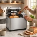 Automatisk brødbager BioloMix 19 programmer Frugt- og nødde dispenser 1 kg 650 W Rustfrit stål Sølv Til fuldkorns- og glutenfrit brød 7