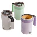 Automatisk mugg för blandning av drycker med temperaturmätning 301–400 ml rostfritt stål 304 elektrisk bärbar mugg med display i handtaget 1