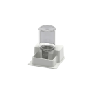 Automatisk vattnare för reptiler 5,7 x 5,7 x 6,5 cm Återanvändbar behållare Kreativ vattningsstation för gecko, sköldpaddor, ormar och andra 5