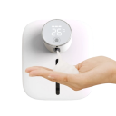 Αυτόματος τοίχου αφρός διανομέας σαπουνιού 320 ml LED οθόνη Ασύρματος αισθητήρας Φόρτιση μέσω USB ΤΥΠ-C Τοίχου εγκατάσταση χωρίς τρύπες 2