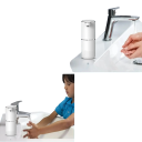 Automatyczny dozownik mydła w pianie 380 ml, ładowany przez USB, bezdotykowy dozownik z czujnikiem IPX5, regulowany dozownik detergentu 4