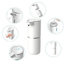 Automatyczny dozownik mydła w pianie 380 ml, ładowany przez USB, bezdotykowy dozownik z czujnikiem IPX5, regulowany dozownik detergentu 6