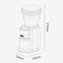 Automatyczny młynek do kawy z 31 poziomami grubości Młynek z funkcją antystatyczną Precyzyjne mielenie ziaren do espresso i filtrów 2