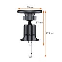Auton tuuletinritilään kiinnitettävä magneettinen puhelinteline 59 x 87 x 113 mm Muovinen teline iPhone 15 14 13:lle ja Xiaomi:lle 3