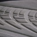 Autopotah na přední sedadlo Design pneumatiky s motýlkem Ochranný potah na autosedačku Polyester Stylový vzor Snadná údržba 11