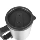 Autós melegítő bögre 12V 450 ml 65 °C Rozsdamentes acél 300 W Cigarette lighter 9 x 16 cm Utazó elektromos vízforraló 4